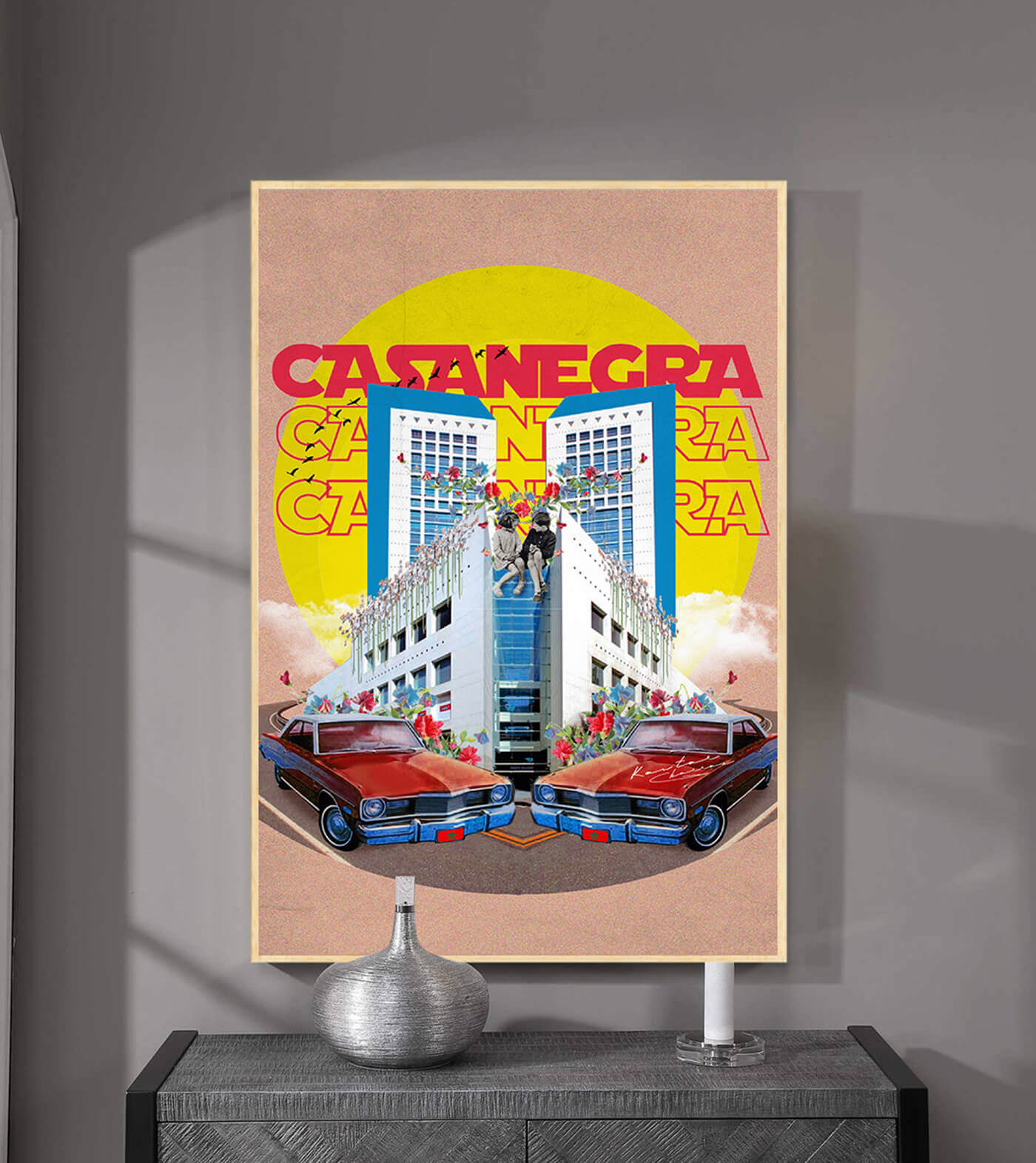 Casanegra - signé par l'artiste Kawtar BRZ.